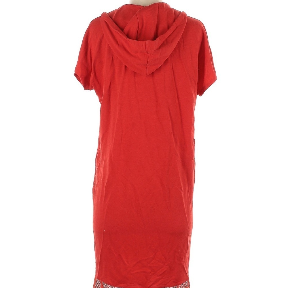 Red Hooded Swim Cover Up - Picture 5 of 7